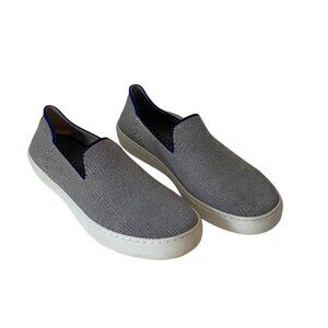 Rothys The Slip On Anchor Knit Fabric Casual Low Top Sneakers Womens Size 9
